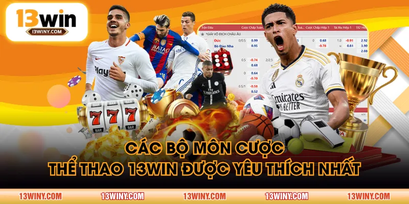 Các bộ môn cược thể thao 13WIN được yêu thích nhất